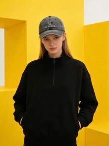 Joivida Boné de Beisebol de Algodão Lavado Vintage, Boné Trucker Bordado Unissex, Tela de Algodão Respirável nas Costas, Boné Casual para Uso Diário, Chapéu de Sol para Compras e Viagens, Ajustável com Fecho, Moda Streetwear, Boné Retrô Y2K, Unissex Homens e Mulheres - Multicolor - Visão 8