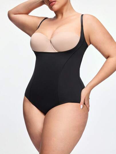 SHAPORA ชุดกระชับสัดส่วนสำหรับผู้หญิงไซส์ใหญ่ 1 ชิ้น ช่วยกระชับหน้าท้อง กระชับเอว บอดี้สูทปรับสายได้ เหมาะสำหรับใส่ในชีวิตประจำวันและโอกาสพิเศษ