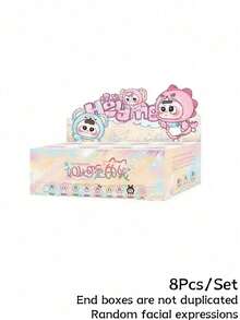 POKOJA LAND Hộp bí ẩn (không có bông nhồi), thích hợp làm quà tặng ngày lễ cho bạn bè, hộp bí ẩn chủ đề động vật dễ thương - tổng cộng 9 mô hình (8 thường + 1 bí ẩn), đồ chơi sưu tầm bằng nhựa ABS với trang phục màu pastel và điểm nhấn nơ, món quà ý nghĩa cho bạn bè và gia đình, vật trang trí độc đáo cho kệ/bàn làm việc, bộ nhân vật đáng yêu dành cho người sưu tầm mô hình và những người yêu thích chủ đề động vật. - thủy triều chơi hộp mù - Xem 13