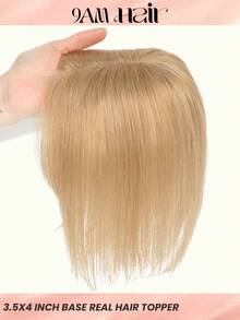 10inch Hair Toppers For Women Real Human Hair Pieces For Women With Thinning Hair Straigh Hair Topper - Multicolor - View 10