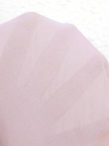 Lounesse 大码女式两件套连衣裙，时尚休闲粉色连衣裙 - 粉色 - 查看 8