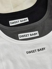 Lowkey Lull 5pcs Pack Simple Solid Color Seamless Tube Top Sports Bra - Multicolor - View 3