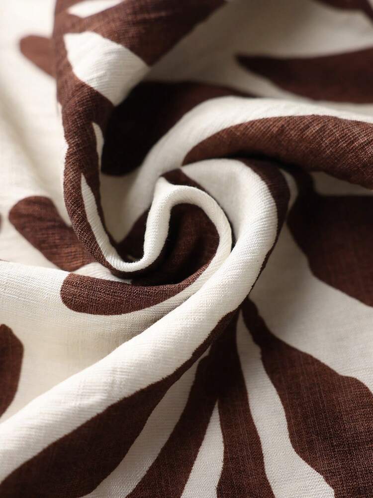 Plus Size Women's Summer Casual Vacation Country Plant Print Floral Print Pocket Wide Leg Loose Capri Pants/Summer,Summer Holiday,Spring Break, Vacation Women, Holiday For Women,Going Out,2026 New,Simple And Fashionable For Everyday Wear,Suitable For Summer, Vacation, Commute, Daily Wear, Wide Leg Summer Pants, Women Wide Leg Pants, Boho Pants For Women, Pants Women,Beach For Women