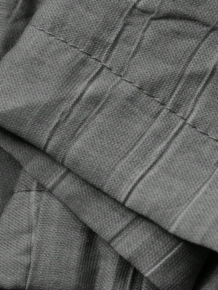 Women's Ruffled Tie-Up Top And Casual Pants 2 Pieces Set, Summer