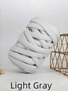 1pc 500g Chunky Yarn For Hand Knitting Blanket,Vegan Super Soft Giant Yarn For Arm Knitting,DIY Yarn Blanket For Pet Bed,Bulky Yarn Tube For Pillow,Bulky Yarn,Bags,DIY Craft (Multiple Colors Optional) - Multicolor - View 25