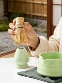 5-Piece Matcha Eggbeater Set - Matcha Set Includes Matcha Eggbeater And Bowl (Matcha Bowl), Sieve, Stand, And Spoon - Complete Set Of Matcha Lattes And Matcha Enthusiasts Gift Japanese Tea Making Tools In 4 Colors - Multicolor - View 3
