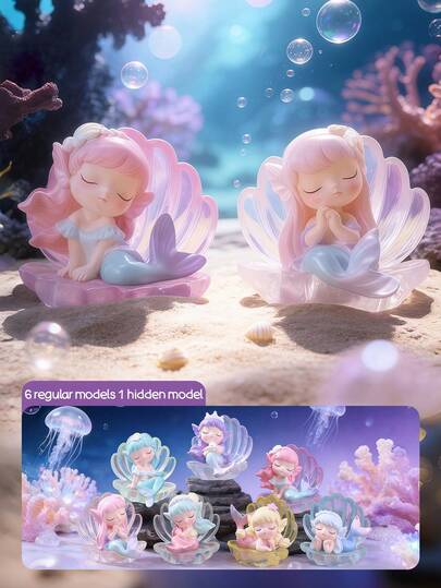 POKOJA LAND - SELECTS Blind Box (Non-Plush Filling) Cute Mermaid Figurine Decor