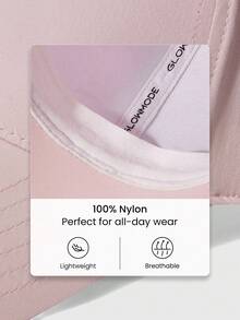 GLOWMODE Everyday Pony Water-Resistant Magnetic Ponytail Baseball Hat Gym Studio Hike Outdoors Daily Casual Wear - Pink - View 4