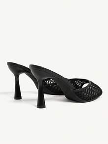 CUCCOO CHICEST Women Heeled Sandals Wedding Shoes - Black - View 3