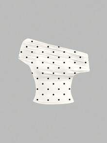 SHEIN MOD Bộ áo liền thân nữ thanh lịch, thoải mái, có 3 kiểu mặc, họa tiết chấm bi đen trắng, thích hợp mặc mùa hè và ngoài trời, đi lễ hội âm nhạc, phong cách vintage đảo quốc, kỳ nghỉ ven biển, không gian lãng mạn cho kỳ nghỉ, kỳ nghỉ xuân, vẻ ngoài dễ thương, dịu dàng, thanh lịch, thích hợp cho kỳ nghỉ biển, du lịch biển, lễ hội âm nhạc, buổi hòa nhạc, đám cưới, du lịch thành phố, kỳ nghỉ lễ, trang phục thanh lịch mùa xuân hè. - Nhiều màu - Xem 5