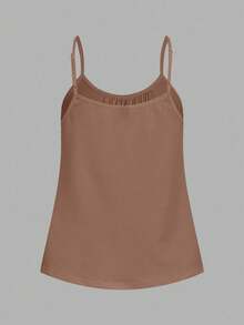 SHEIN EZwear 3件套加大码豹纹休闲简约吊带背心，适合音乐节 - 彩色 - 查看 3