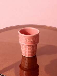 Joivida 陶瓷冰淇淋杯，底座稳固，透明隔层 - 厚实耐热，经久耐用，可用洗碗机清洗，适合家庭和学校使用，多种颜色可选（粉色、蓝色、黄色、绿色、橙色、棕色） - 也适合收纳文具、学校用品 - 彩色 - 查看 14