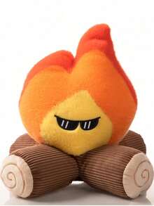 这款造型可爱的小火焰表情毛绒玩具，采用貂毛材质，超柔软短毛绒，纯手工钩织而成，填充纤维，是送给父母的完美礼物。 - 彩色 - 查看 18