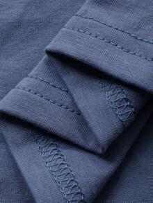 Dazy Kids Young Boys' Casual Printed Round Neck Short Sleeve T-Shirt - Blue - View 8