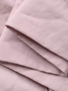 DAZY 男童休闲纯色无袖宽肩外套，春夏款 - 粉色 - 查看 8