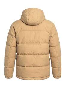 Men's Down Hooded Jacket Canoe - Beige - View 2