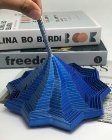 POKOJA LAND 3D打印渐变螺旋塔 - 1个装堆叠旋转解压玩具，胡萝卜造型减压玩具 - 彩色 - 查看 2
