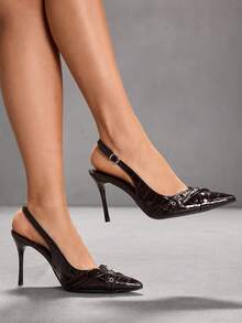 CUCCOO SZL 女士高跟鞋 - 巧克力棕 - 查看 6