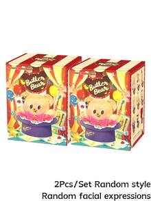 Blind Boxes,The Distinctive And Adorable Bear-Themed Collectible Boxes, Featuring Various Designs Of The Performance Theme Series, Are Made Of High-Quality Materials And Are Unique Office Bedroom Desk Ornaments. They Are The Favorite Of Toy Collectors.(Not Plush Filled) - Tide play blind box - View 10