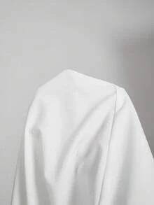 SHEIN MOD 大码休闲复古宫廷风喇叭长裙，毕业礼服，束腰连衣裙 - 白色 - 查看 7