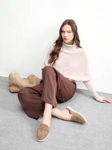 CUCCOO BIZCHIC Women's Casual Versatile Slip-On Flat Shoes Valentine's Day - Apricot - View 4