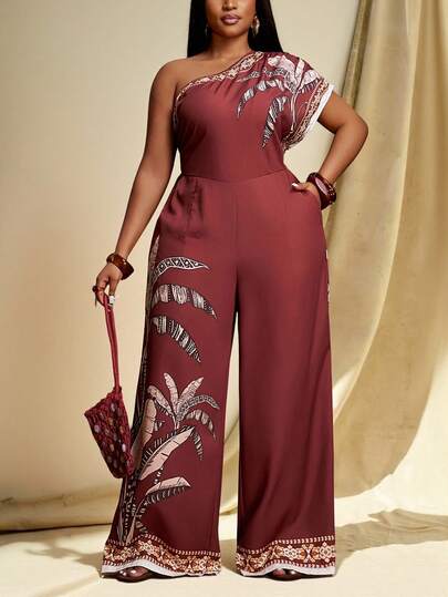 Veslaya 2026 Mono de primavera temprana talla grande para mujer, nuevo festival de música, Pascua, occidental, nómada, fiesta de cumpleaños, graduación, universidad, estudiante, uso diario, versátil básico, casual, vacaciones, crucero, playa, tomar el sol, éxito viral, ropa de calle, invitada de boda bohemia, trayecto, brunch, aeropuerto, fiesta, salida festiva, gala elegante, baile, trayecto diario, casual, elegante de alta gama, minimalista con estampado marrón