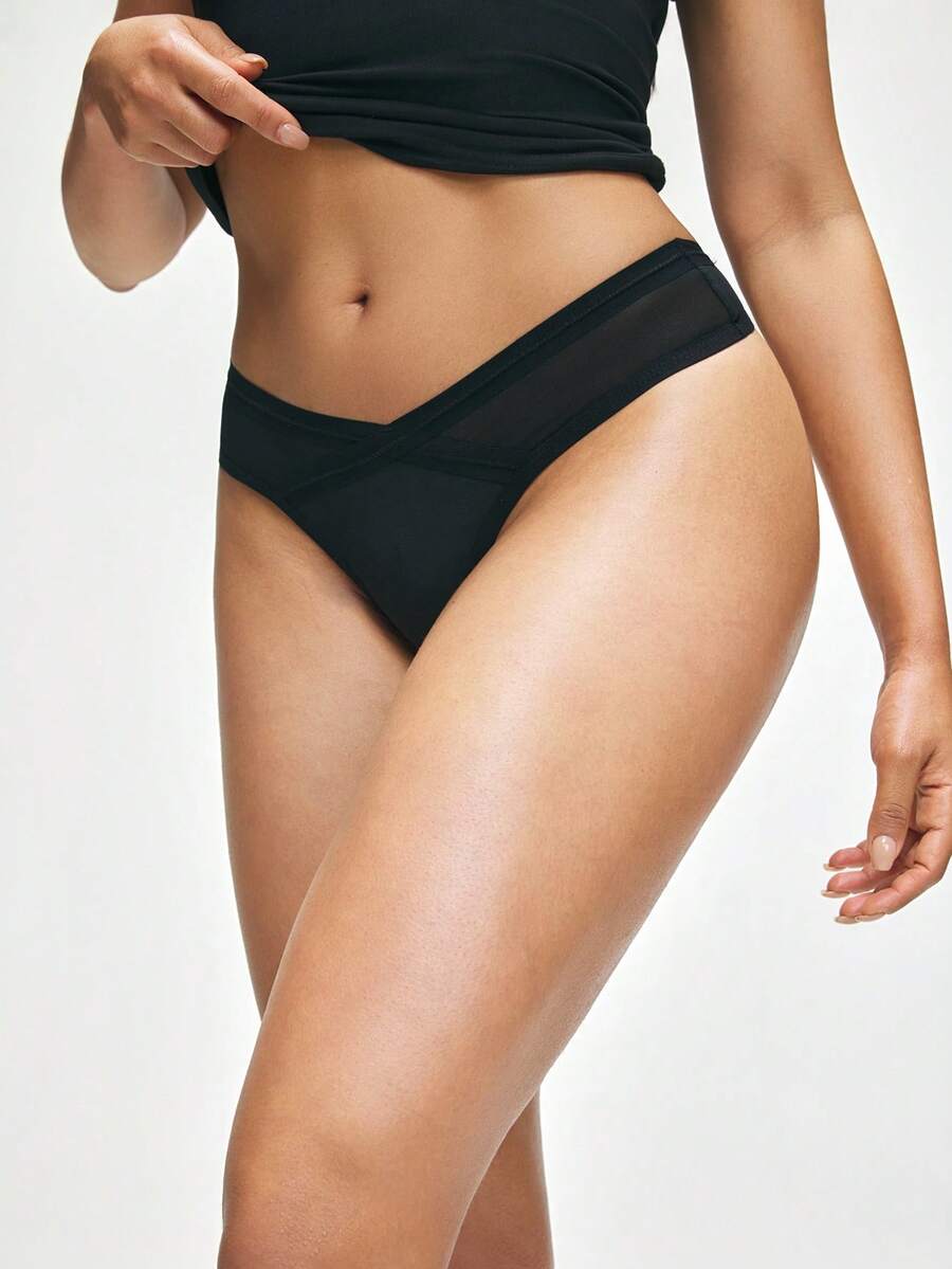 SHAPORA Women Thongs - Black - View 1