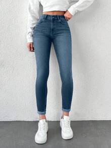 EURMUSE Women Jeans - Royal Blue - View 6