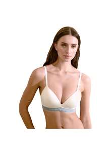 Armani Women's Underwear Bralette - Ivory - 查看 2