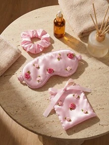 3-Piece Blindfold Set, Blackout Travel Blindfold, Breathable And Comfortable - Multicolor - View 7