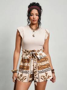 SHEIN LUNE Bộ đồ đôi nữ cỡ lớn màu trơn cổ tròn tay bồng và quần short họa tiết hình học, kiểu dáng thường ngày. Bộ đồ đôi nữ màu trơn tay bồng và quần short họa tiết hoa, kiểu dáng thường ngày, thích hợp cho kỳ nghỉ hè. Bộ đồ đôi nữ cỡ lớn họa tiết hoa phối màu tương phản, thích hợp cho kỳ nghỉ hè. Bộ đồ đôi nữ cỡ lớn họa tiết cổ tròn và quần short. Bộ đồ đôi nữ quần short, thích hợp cho mùa xuân/kỳ nghỉ. Bộ đồ đôi nữ màu đất, bộ đồ đôi quần short thắt eo, bộ đồ đôi quần short in họa tiết, bộ đồ đôi quần short màu be, bộ đồ đôi màu đất, quần short in họa tiết nâu, bộ đồ đôi phong cách Boho, bộ đồ đôi quần short họa tiết, áo không tay và quần short, bộ đồ đôi quần short cạp cao. Bộ đồ đôi nữ, áo tay bồng, bộ đồ đôi màu đất, trang phục mùa hè, bộ đồ đôi, trang phục màu đất, bộ đồ đôi phong cách Boho, bộ đồ đôi phong cách Boho, trang phục lễ hội âm nhạc, quần áo Bohemian, quần áo nữ phong cách Boho, quần áo màu đất, bộ đồ đôi nữ, quần short in họa tiết nâu, cỡ lớn. - Nhiều màu - Xem 4