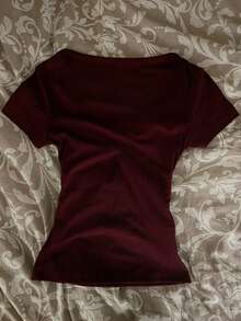 Glimmora Women's Casual Commuting Contrast Lace Press Buttoned Short Sleeve Fitted T-Shirt, Summer - Multicolor - View 2