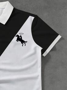 Aesthetic Post 男士Polo衫 - 彩色 - 查看 4