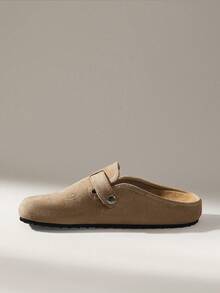 Solecia Women's Casual Slip-On Flat Shoes With Buckle Design, For Daily Wear - Apricot - View 4