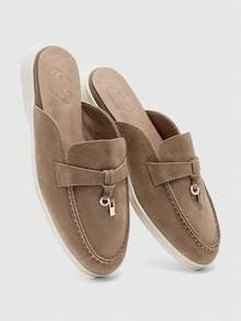 CUCCOO BIZCHIC Women's Casual Versatile Slip-On Flat Shoes Valentine's Day - Apricot - View 8