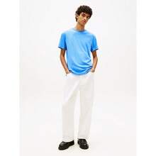 Linear Slim Men´S T-Shirt Black - Blue Twilight - View 2