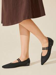 CUCCOO BASICS Women's Flats Valentine's Day - Black - View 2