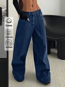 CasuGlow Women Jeans - Royal Blue - View 1