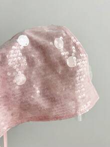 Elamini Women's Beaded Tie-Back Sexy Backless Blouse, Suitable For Parties - Pink - View 6