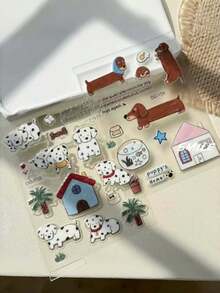 Joivida Hình dán động vật hoạt hình dễ thương, món quà ngọt ngào dành cho bạn bè, phù hợp cho ngày Valentine đến mùa xuân hè, hình dán vinyl Kawaii, trang trí sổ tay và điện thoại. - Nhiều màu - Xem 7