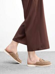 CUCCOO BIZCHIC Women's Casual Versatile Slip-On Flat Shoes Valentine's Day - Apricot - View 7