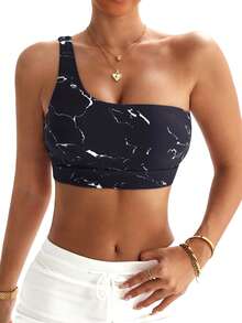 With My Calm 女士运动文胸 - 彩色 - 查看 7