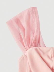 SHEIN MOD Đầm lưới trễ vai xếp ly ombre thanh lịch dành cho nữ - Nhiều màu - Xem 7