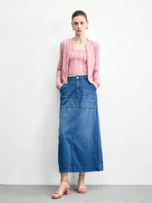 CUCCOO BIZCHIC 简约大方，时尚百搭，休闲职场通勤女式高跟凉鞋 - 粉色 - 查看 8