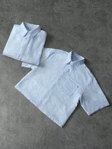 PAVTROS Men Shirts - Blue - View 6