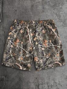 Men's AXEPEAK Casual Fashionable Street Shorts - Multicolor - View 2