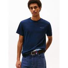 Linear Slim Men´S T-Shirt Black - Dark Night Navy - View 1