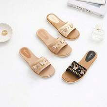 Sandalias de Verano con Mariposas Metálicas - Estilo Elegante y Cómodo - Blanco - Ver 2