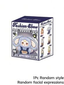 POKOJA LAND Caja ciega con diseño de conejo, con diseños faciales exquisitos y decoraciones de ropa hermosas. Se puede regalar a familiares y amigos. (Sin relleno de peluche), adecuado como regalo para amigos - Marea juega caja ciega - Ver 12