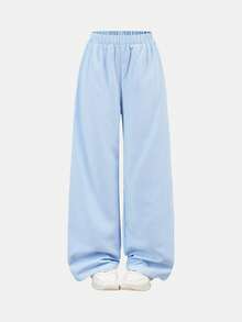 Tween Girls Blue & White Striped Camisole Top And Pants Set - Blue and White - View 4